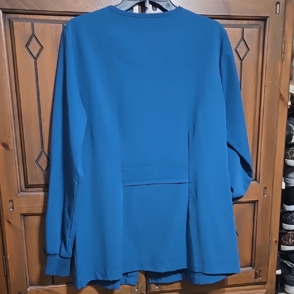 Grey's Anatomy Womens's Aqua scrub jacket, large - Picture 6 of 6